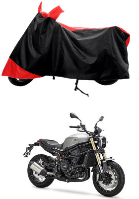 GROFATIK Two Wheeler Cover for Benelli(Leoncino 800, Red)