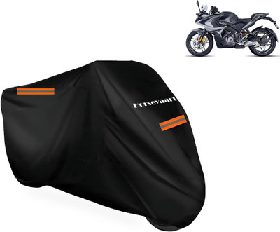 Horseyaart Waterproof Two Wheeler Cover for Bajaj(Pulsar RS200 BS6, Black)