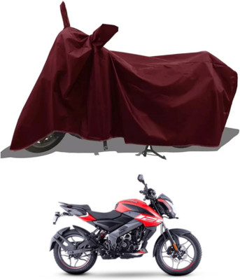 RAQTRO Two Wheeler Cover for Bajaj(Pulsar NS125 BS6, Maroon)