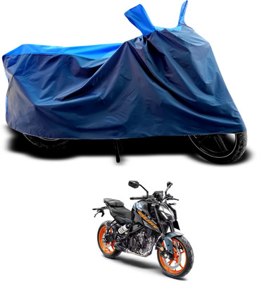 CODOKI Waterproof Two Wheeler Cover for KTM(250 Duke, Black, Blue)