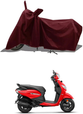MMSSTAR Waterproof Two Wheeler Cover for Hero(Pleasure Plus, Maroon)