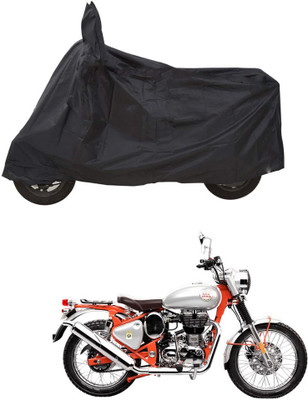 CODOKI Waterproof Two Wheeler Cover for Royal Enfield(Bullet Trials 500, Black)