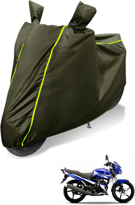 MOCKHE Waterproof Two Wheeler Cover for Yamaha(Gladiator RS, Green)