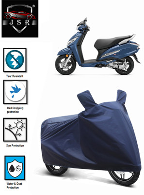 J S R Waterproof Two Wheeler Cover for Honda(Activa 125, Blue)