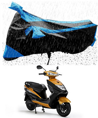 Furious3D Two Wheeler Cover for Ampere(REO BS6, Blue, Black)