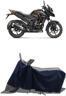 SUGASHRI Waterproof Two Wheeler Cover for Honda(X-Blade, Grey, Blue)