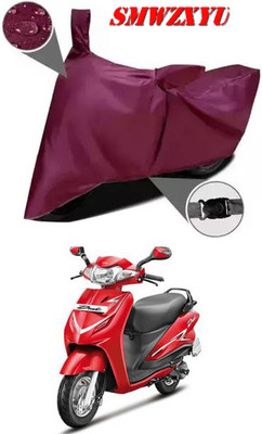 smwzxyu Waterproof Two Wheeler Cover for Hero(Duet, Maroon)