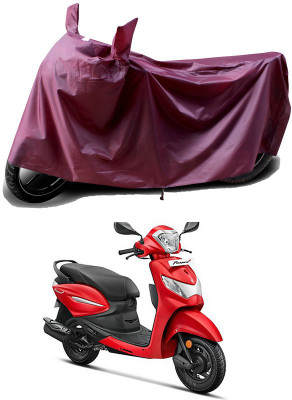 APNEK Waterproof Two Wheeler Cover for Hero(Pleasure Plus, Maroon)