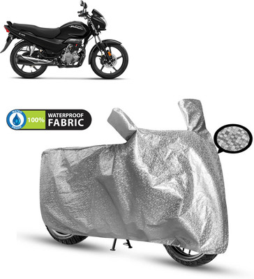 CODOKI Waterproof Two Wheeler Cover for Hero(Super Splendor, Silver)