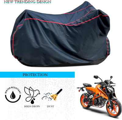 ANTHUB Waterproof Two Wheeler Cover for KTM(390 Duke, Black)