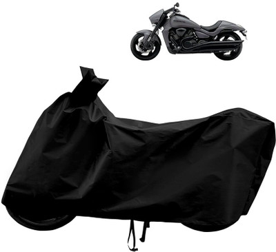 Horseyaart Waterproof Two Wheeler Cover for Suzuki(Intruder, Black)