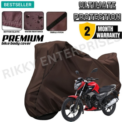 Shiv Kanha Waterproof Two Wheeler Cover for TVS(Raider, Brown, Black)