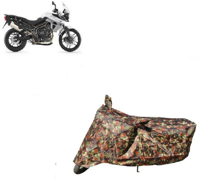 Anlopeproducts Waterproof Two Wheeler Cover for Triumph(Tiger 800 XCA, Red)
