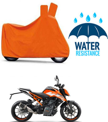 DeepShakshi AUTOMOTIVE Waterproof Two Wheeler Cover for KTM(250 Duke, Orange)