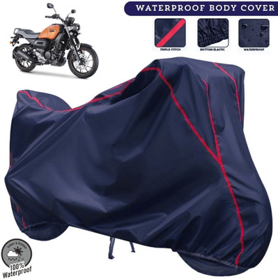 MADAFIYA Two Wheeler Cover for Yamaha(FZ-X, Blue, Red)