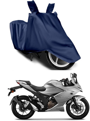 Furious3D Two Wheeler Cover for Suzuki(Gixxer SF 250, Blue)