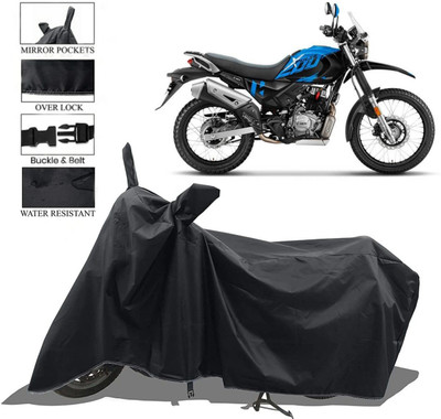 sowelar Waterproof Two Wheeler Cover for Hero(Xpulse 200T, Black)
