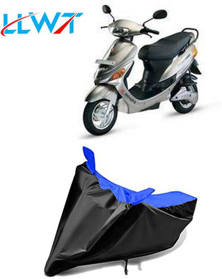KPIND Waterproof Two Wheeler Cover for Hero(Electric Cruz, Black, Blue)