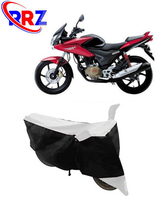 RRZ Waterproof Two Wheeler Cover for Honda(Stunner CBF, Black, White)