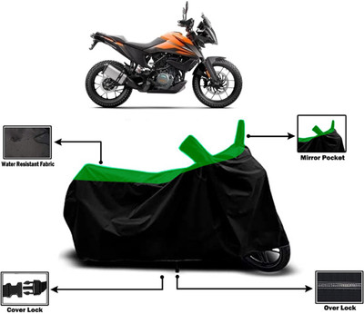 Amexride Two Wheeler Cover for KTM(390 Adventure, Green)