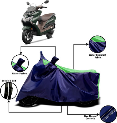 AUCTIMO Two Wheeler Cover for Suzuki(Burgman Street 125, Multicolor)