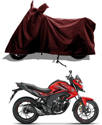 GROFATIK Two Wheeler Cover for Honda(CB Shine, Maroon)