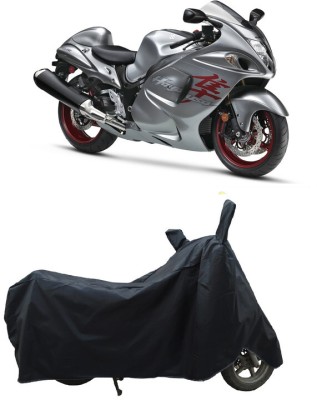 Coxtor Waterproof Two Wheeler Cover for Suzuki(GSX R1300 Hayabusa, Black)