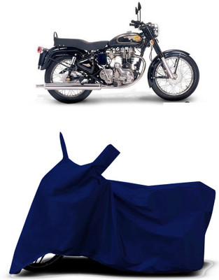 VESMEI Two Wheeler Cover for Royal Enfield(Bullet Electra Twinspark, Blue)