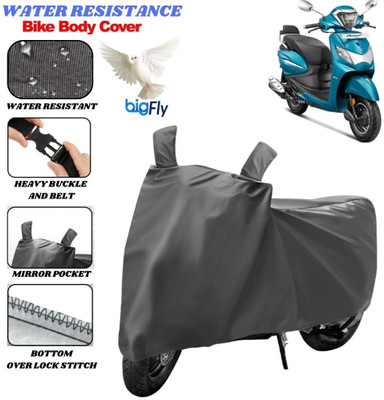 BigFly Two Wheeler Cover for Hero(Pleasure Plus, Grey)