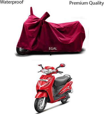 EGAL Waterproof Two Wheeler Cover for Hero(Duet LX 110CC BS6, Maroon)