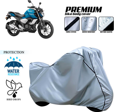 CODOKI Waterproof Two Wheeler Cover for Yamaha(FZ S V3, Silver)