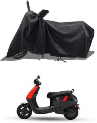 RAQTRO Two Wheeler Cover for Ola(Black)