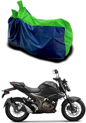 Mdstar Waterproof Two Wheeler Cover for Suzuki(Gixxer 250, Green)