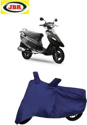 JBR Waterproof Two Wheeler Cover for TVS(Pep+, Blue)
