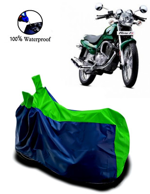 Autofly Waterproof Two Wheeler Cover for TVS(Fiero FX, Blue, Green)
