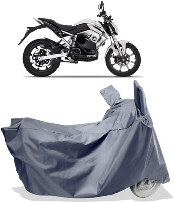 Amexride Two Wheeler Cover for Revolt(RV 400, Grey)