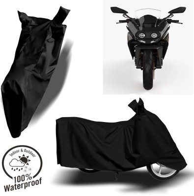 ROYAL AUTO MART Waterproof Two Wheeler Cover for KTM(RC 200, Black)