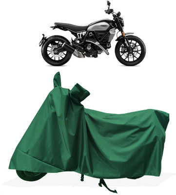 Tricway Two Wheeler Cover for Ducati(Scrambler Icon, Green)