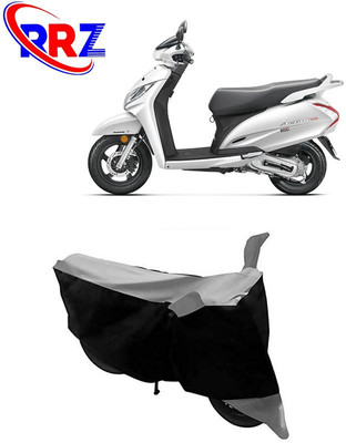 RRZ Waterproof Two Wheeler Cover for Honda(Activa 125, Black, Grey)