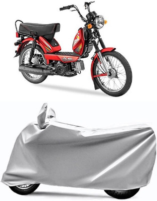 XOCAVO Two Wheeler Cover for TVS(Heavy Duty Super XL, Silver)