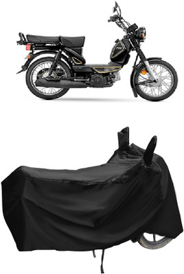 Autoprime Two Wheeler Cover for TVS(Heavy Duty BS6, Black)