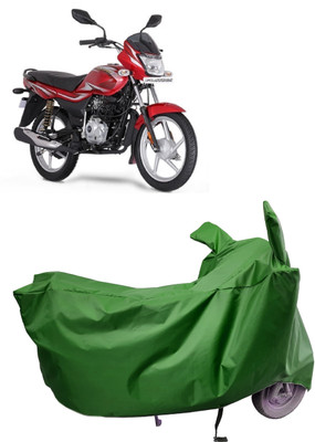Amexride Two Wheeler Cover for Bajaj(Platina 100 DTS-i, Maroon)