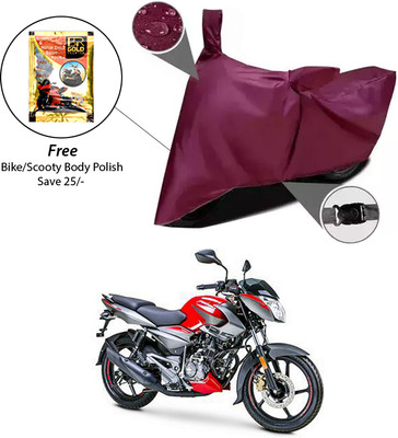 EGAL Waterproof Two Wheeler Cover for Bajaj(Pulsar NS125, Maroon)