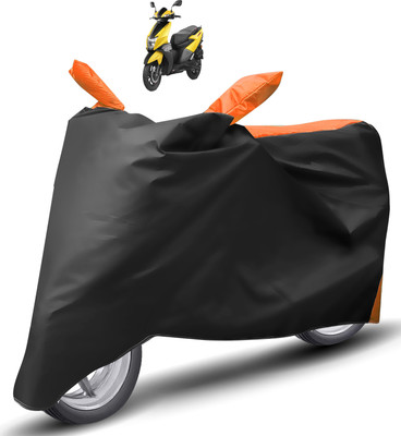 Caronix Two Wheeler Cover for TVS(Ntorq 125, Orange)
