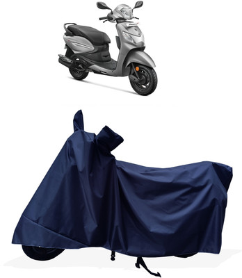Tricway Two Wheeler Cover for Hero(Pleasure Plus, Blue)
