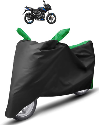 Caronix Two Wheeler Cover for Bajaj(Pulsar 125, Green)