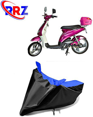 RRZ Waterproof Two Wheeler Cover for Avon(E Lite, Black, Blue)