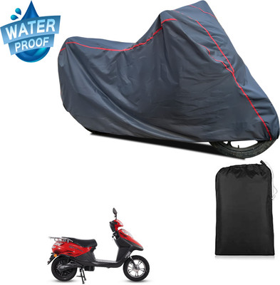 GOSHIV-car and bike accessories Waterproof Two Wheeler Cover for Hero(Electric Flash BS6, Grey)