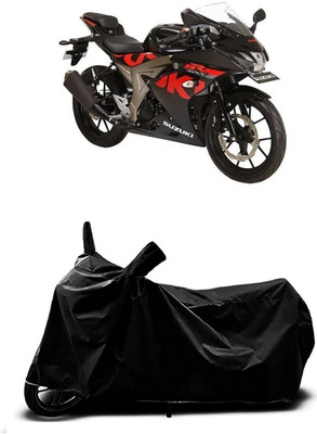 MMSSTAR Waterproof Two Wheeler Cover for Suzuki(GSX R150, Black)