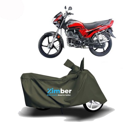 ZIMBER Two Wheeler Cover for Hero(Passion Plus, Green)